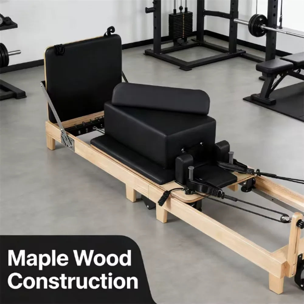 Appareil de Pilates Reformer pour la maison – Ensemble complet pour la force, la flexibilité et la posture